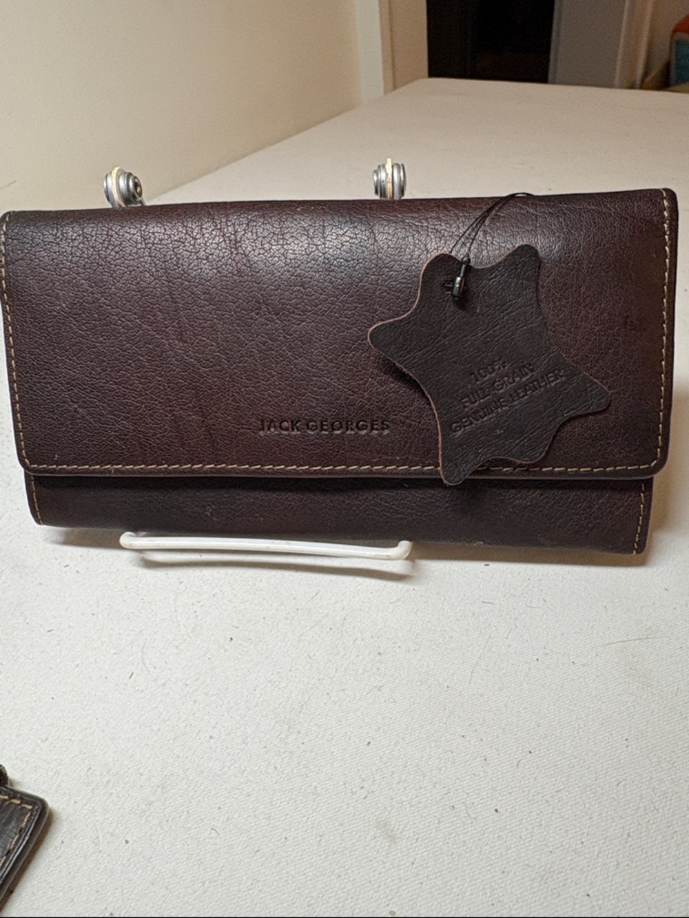Jack Georges NWT Brown Leather Wallet - Classic Women’s Wallet